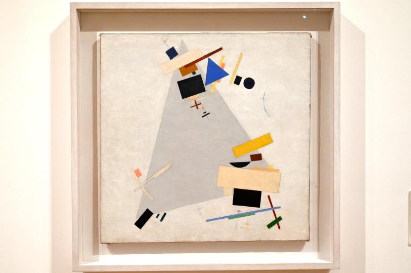 Kasimir Sewerinowitsch Malewitsch (1912–1930), Dynamischer Suprematismus, London, Tate Gallery of Modern Art (Tate Modern), Artist and Society 2, um 1915–1916, Bild 1/2