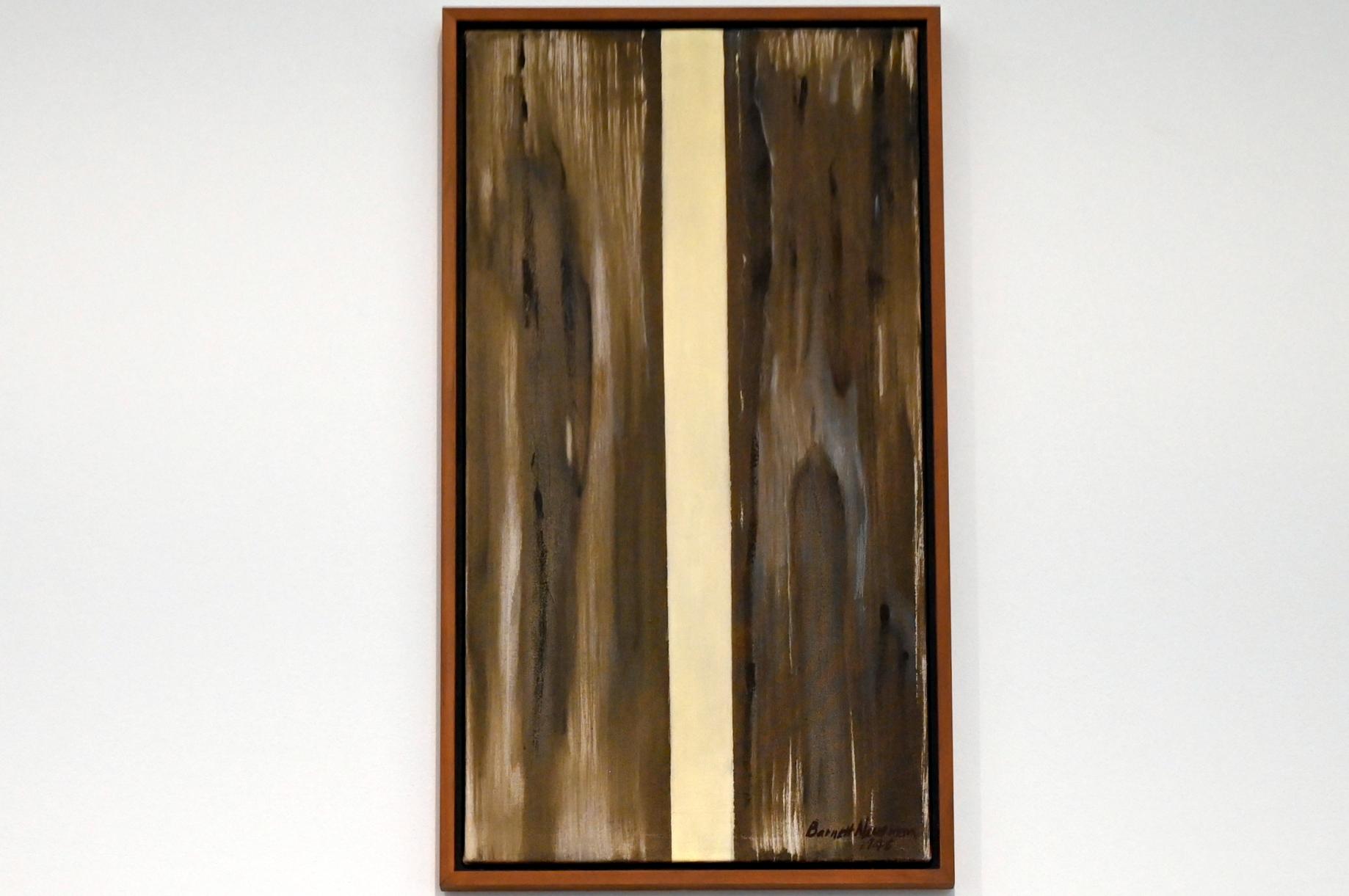 Barnett Newman (1946–1970), Moment, London, Tate Gallery of Modern Art (Tate Modern), In the Studio 6, 1946, Bild 1/2