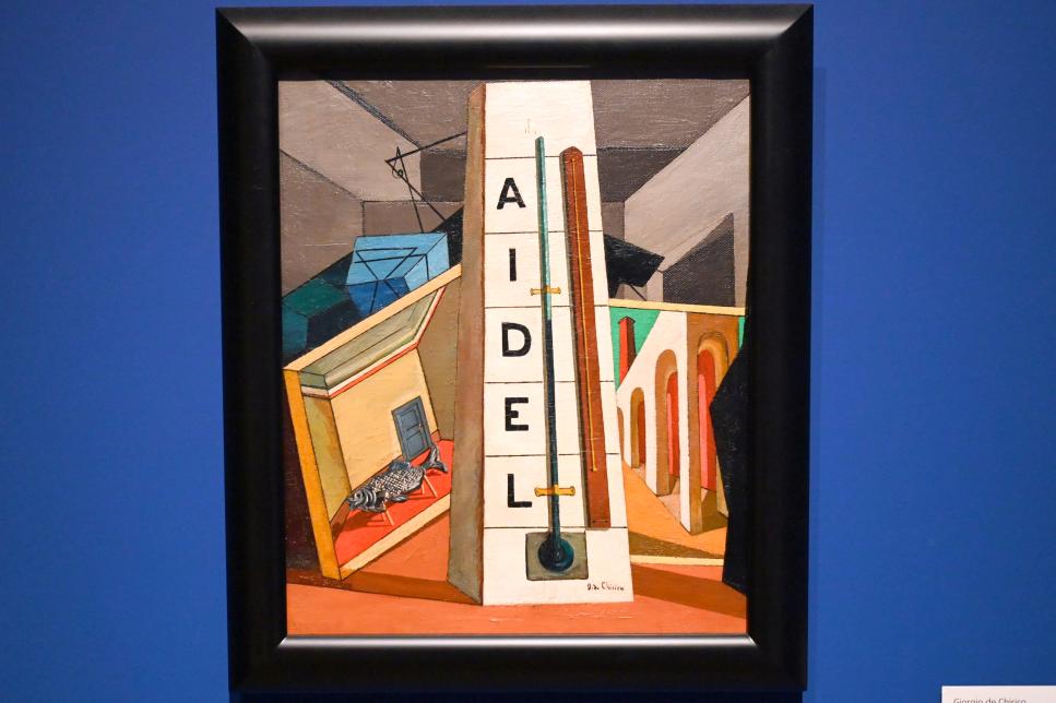 Giorgio de Chirico (1913–1973), Der Traum des Tobias, London, Tate Modern, Ausstellung "Surrealism Beyond Borders" vom 24.02.-29.08.2022, Saal 3, 1917