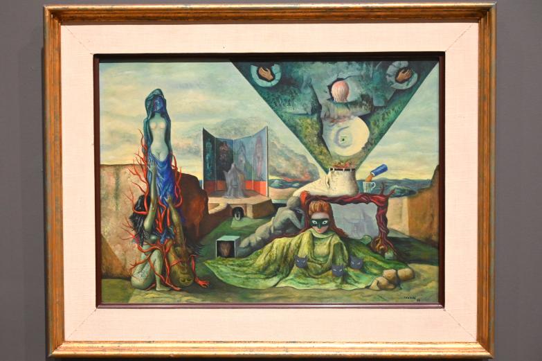 Gunther Gerzso Wendland (1944), Die Tage der Gabino Barreda Straße, London, Tate Modern, Ausstellung "Surrealism Beyond Borders" vom 24.02.-29.08.2022, Saal 10, 1944