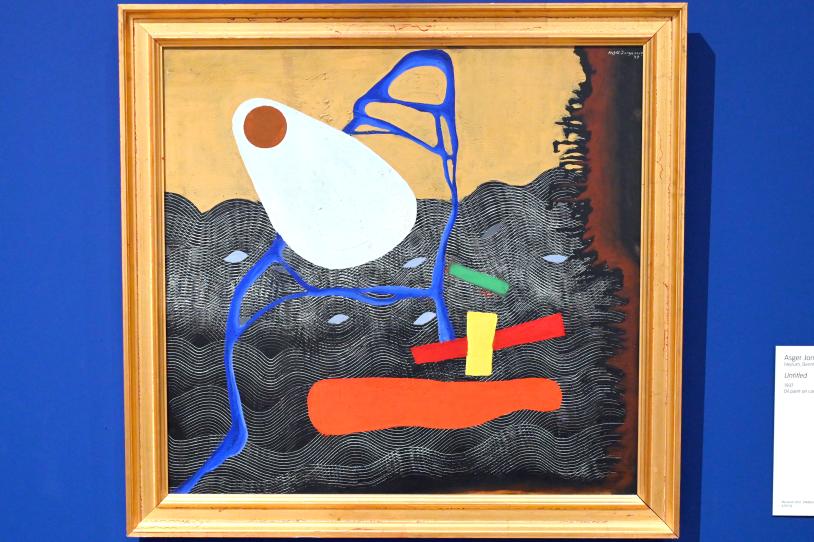 Asger Jorn (1937–1960), Ohne Titel, London, Tate Modern, Ausstellung "Surrealism Beyond Borders" vom 24.02.-29.08.2022, Saal 11, 1937, Bild 1/2