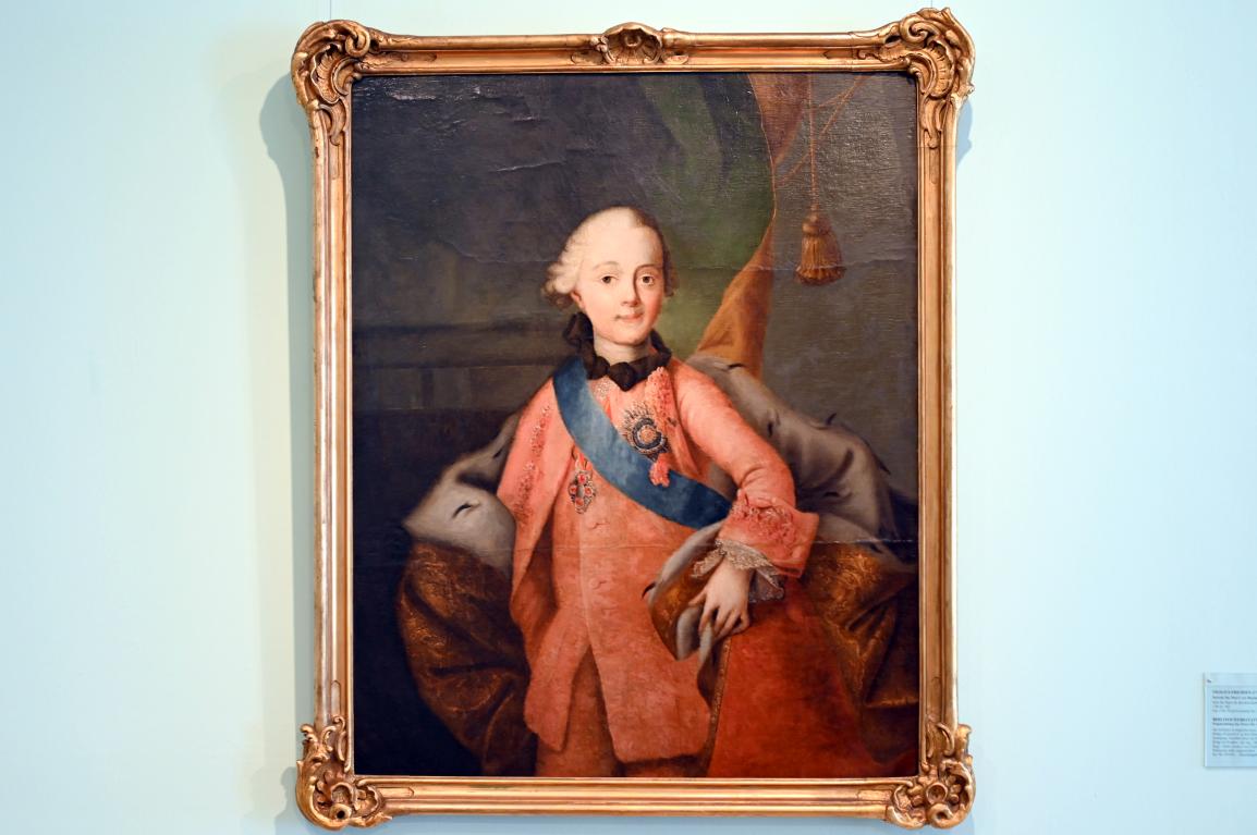 Vigilius Eriksen (1750), Portrait Zar Paul I. von Russland (1754-1801), Schleswig, Landesmuseum für Kunst und Kulturgeschichte, Saal 32, um 1750, Bild 1/2