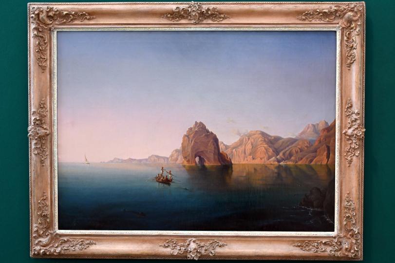 Friedrich Thöming (1835), Schwertfischfang vor Capri, Schleswig, Landesmuseum für Kunst und Kulturgeschichte, Saal 44, um 1830–1840
