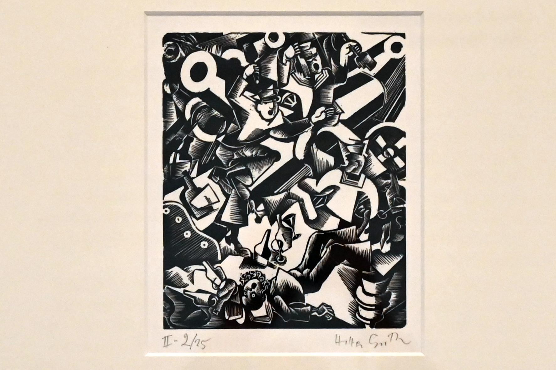 Hella Guth (1933), Kanonensong, Kiel, Kunsthalle, ÜberLeben 3, 1933