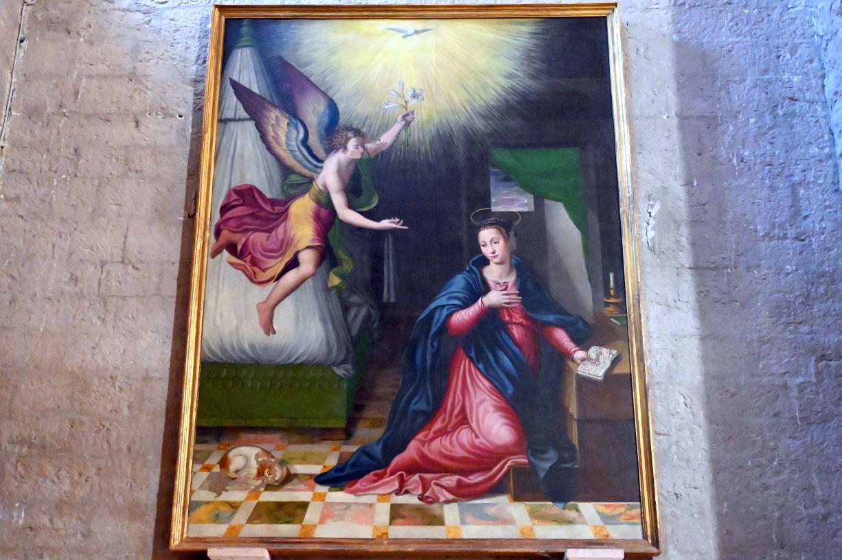 Virgilio Nucci (1575–1618), Verkündigung, Gubbio, Kathedrale Santi Mariano e Giacomo, um 1618, Bild 1/2