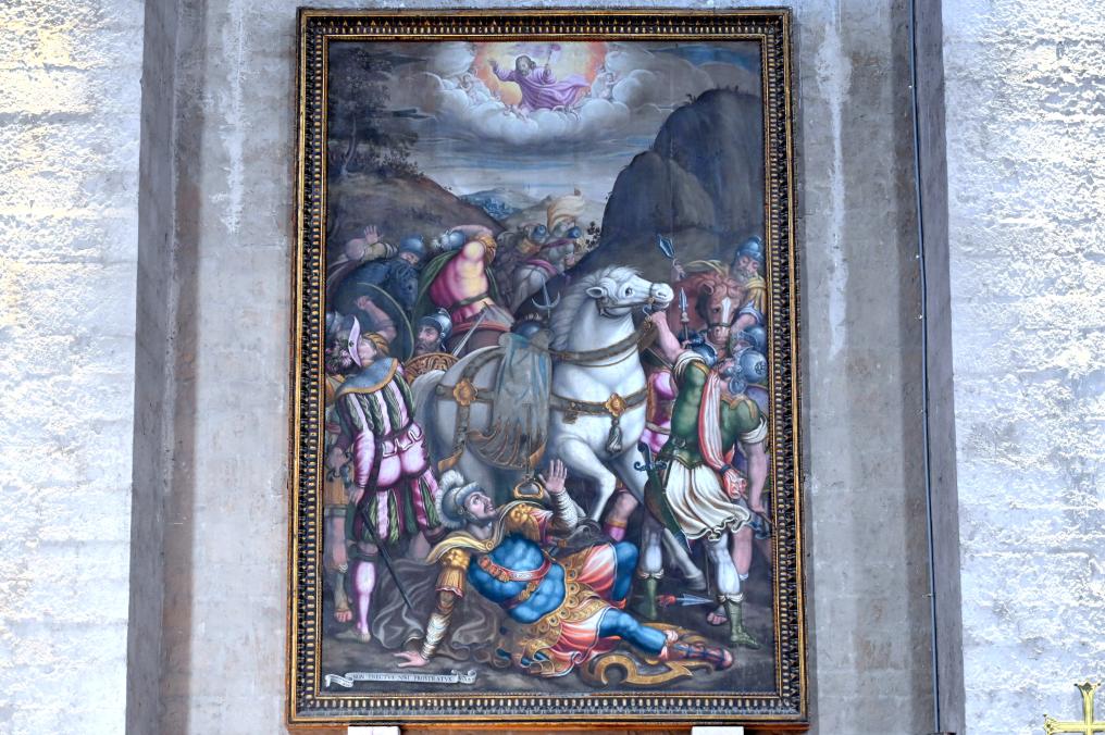 Virgilio Nucci (1575–1618), Bekehrung des Saulus, Gubbio, Kathedrale Santi Mariano e Giacomo, 1596, Bild 1/2