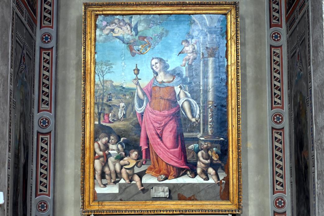 Giuliano Presutti (Persciutti) (1517–1521), Verherrlichung der heiligen Maria Magdalena, Gubbio, Kathedrale Santi Mariano e Giacomo, 1521