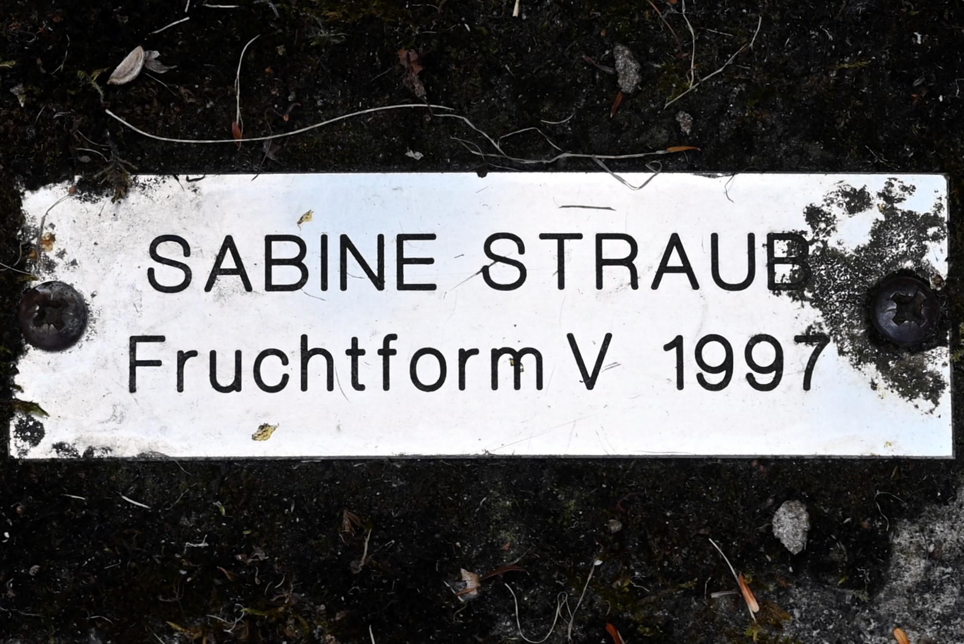 Sabine Staub (1997), Fruchtform V, Regensburg, Stadtpark, 1997, Bild 8/8