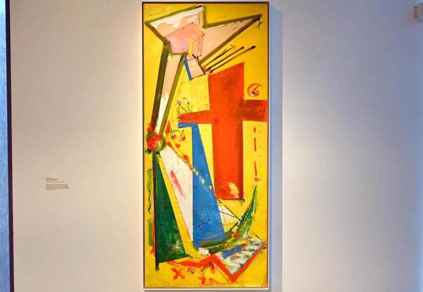 Hans Hofmann (1939–1965), Study for Mosaic Cross, Neumarkt in der Oberpfalz, Museum Lothar Fischer, Ausstellung "Hans Hofmann. Chimbote 1950 - Farben für die neue Stadt" vom 23.10.2022-29.01.2023, 1950, Bild 1/2