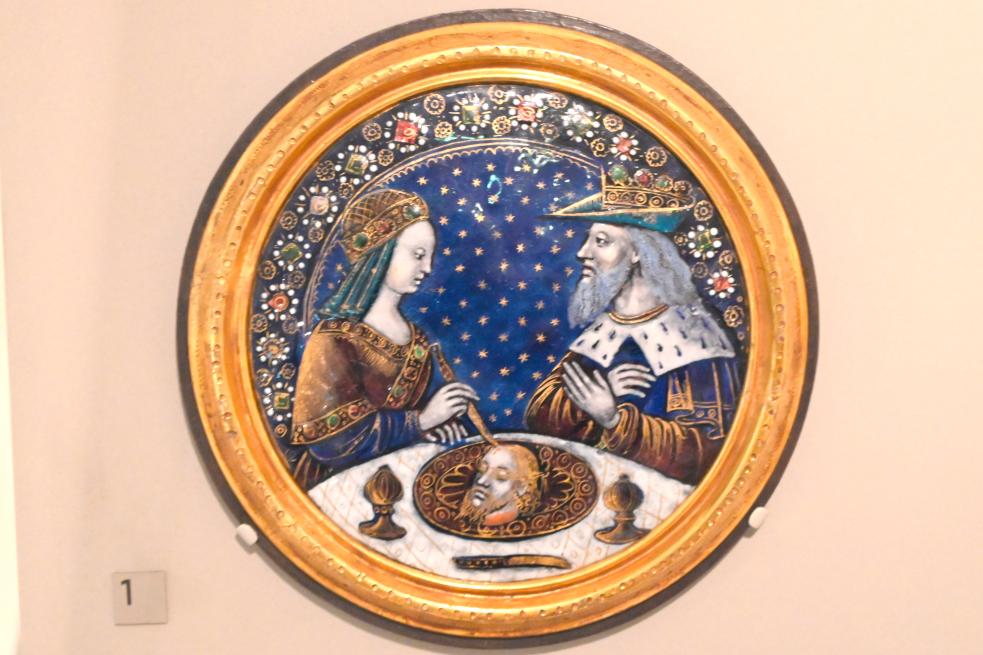 Rundemaille, London, Victoria and Albert Museum, -1. Etage, Mittelalter und Renaissance, um 1500–1520, Bild 1/2