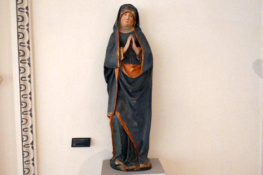 Maria (aus einer Kreuzigung), Salzburg, Dommuseum Salzburg, um 1475–1500, Bild 1/2