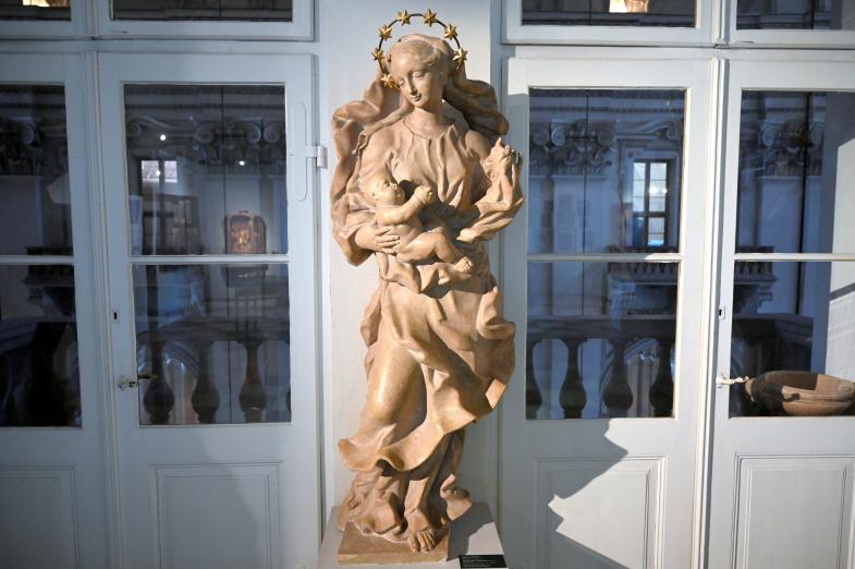 Matthias Wilhelm Weißenkirchner (1726), Madonna mit Kind, Salzburg, Kajetanerkirche, jetzt Salzburg, Dommuseum Salzburg, 1726, Bild 1/3