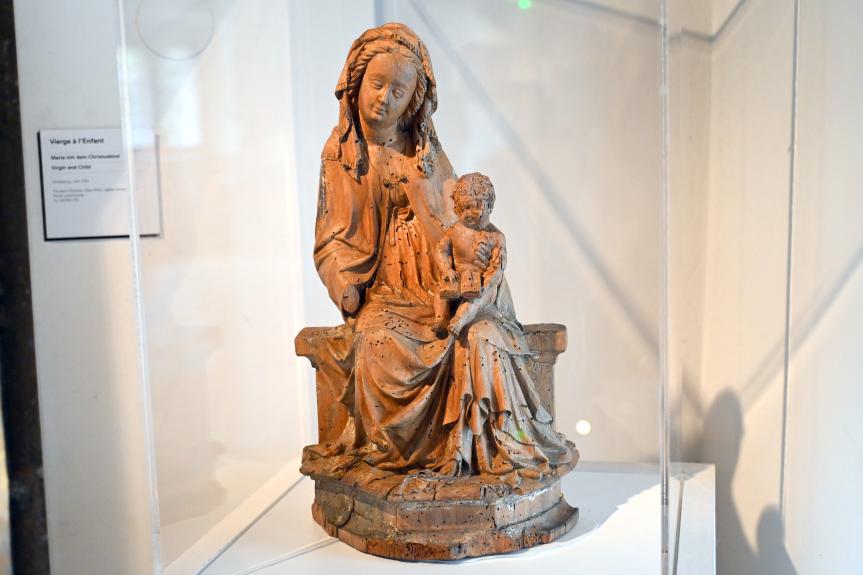 Maria mit Kind, Straßburg, Musée de l’Œuvre Notre-Dame (Frauenhausmuseum), um 1430, Bild 1/3