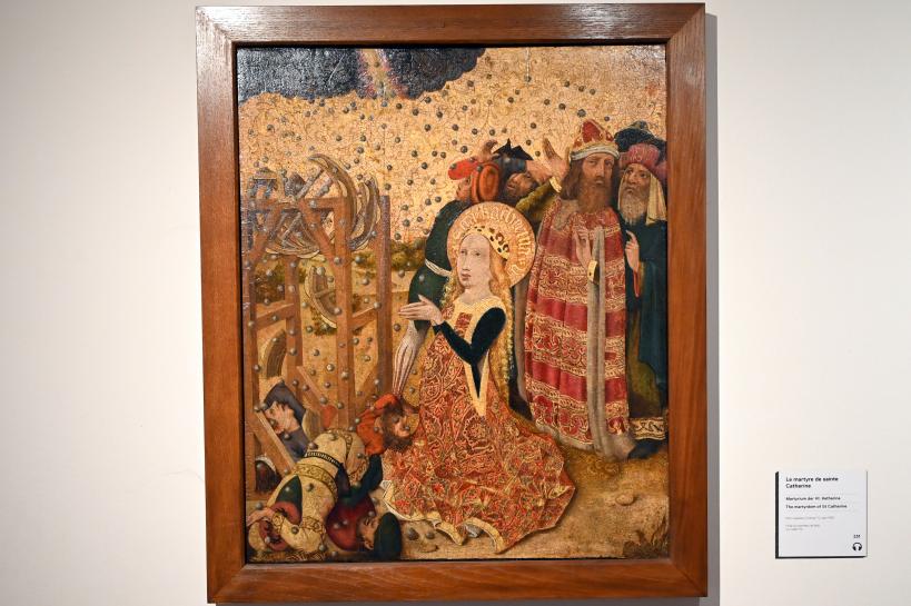 Martyrium der hl. Katharina, Straßburg, Musée de l’Œuvre Notre-Dame (Frauenhausmuseum), um 1450, Bild 1/2