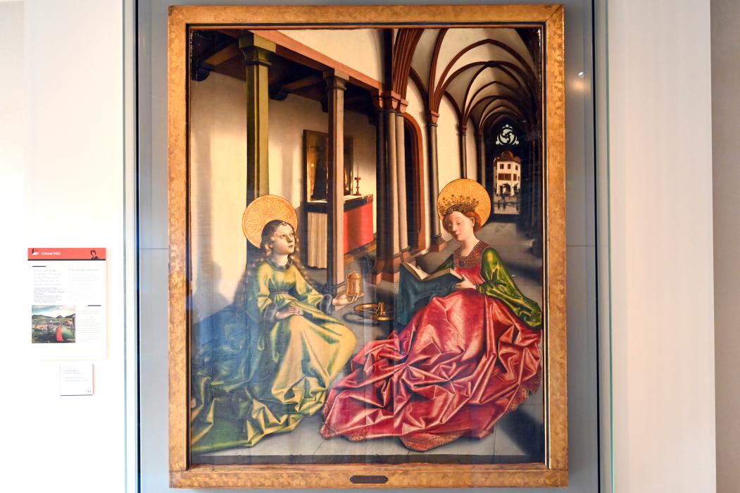 Konrad Witz (1436–1446), Hll. Magdalena und Katharina, Straßburg, Musée de l’Œuvre Notre-Dame (Frauenhausmuseum), um 1440