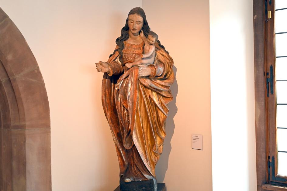 Maria mit Kind, Straßburg, Musée de l’Œuvre Notre-Dame (Frauenhausmuseum), Beginn 16. Jhd., Bild 1/2