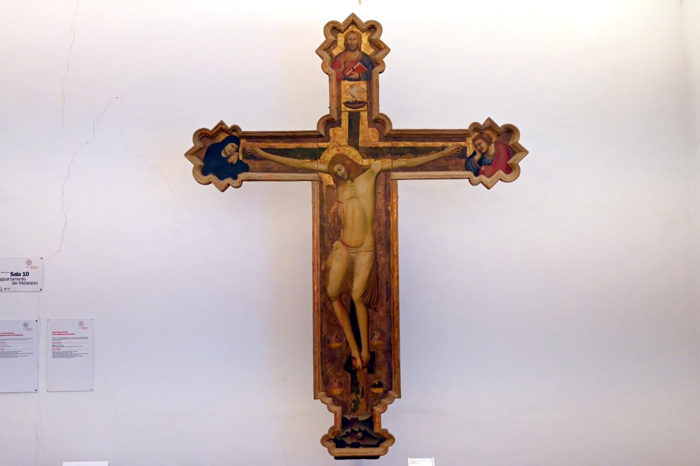 Maestro dell'Incoronazione di Urbino (1347), Kruzifixus, Urbino, Galleria Nazionale delle Marche, Saal 10, 1345–1350