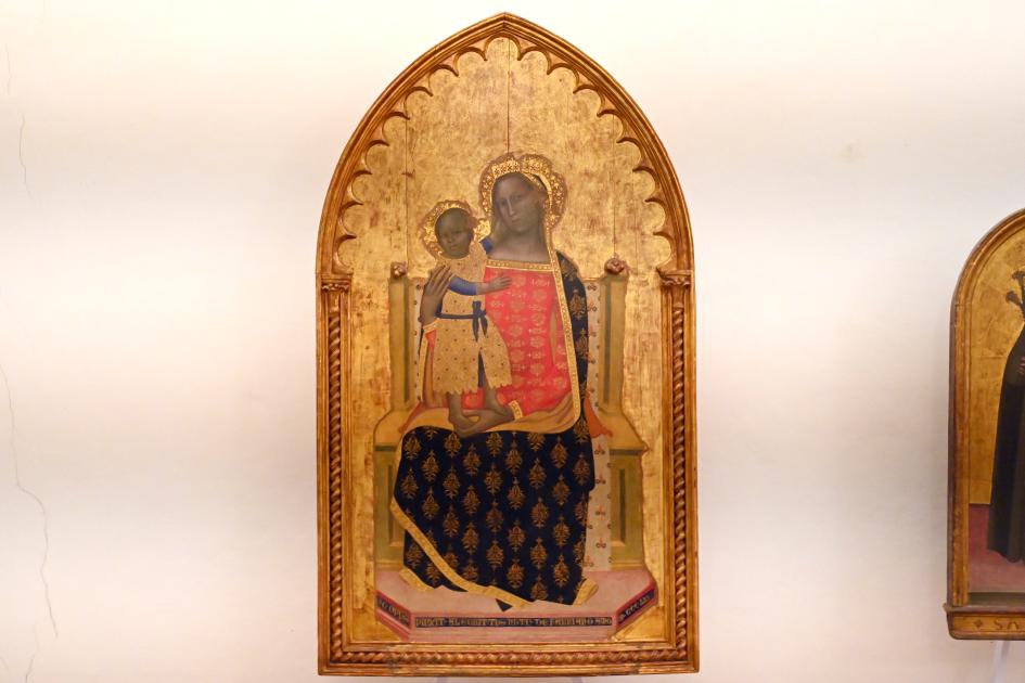 Allegretto Nuzi (1372), Thronende Maria mit Kind, Urbino, Galleria Nazionale delle Marche, Saal 11, 1372
