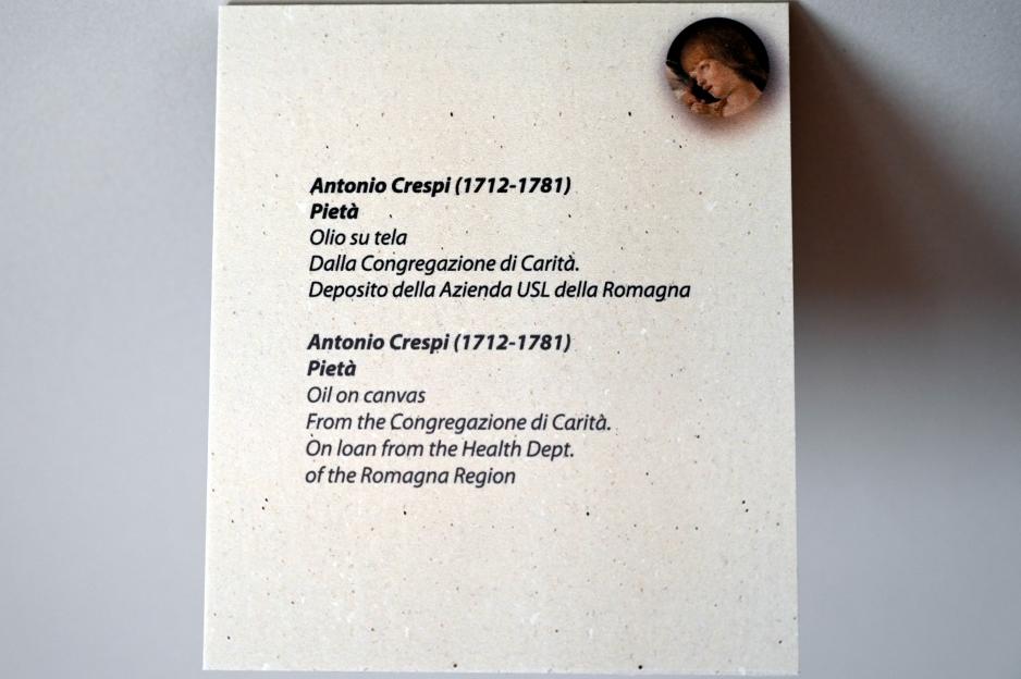 Carlo Antonio Crespi (Antonio Liborio Crespi) (Undatiert), Pietà, Rimini, Stadtmuseum, Saal 3, Undatiert, Bild 2/2