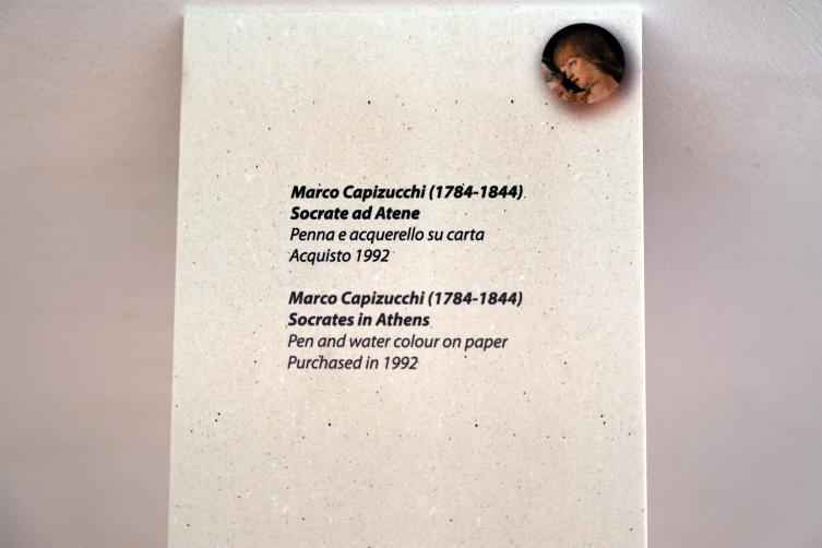 Marco Capizucchi (Undatiert), Sokrates in Athen, Rimini, Stadtmuseum, Saal 5, Undatiert, Bild 2/2