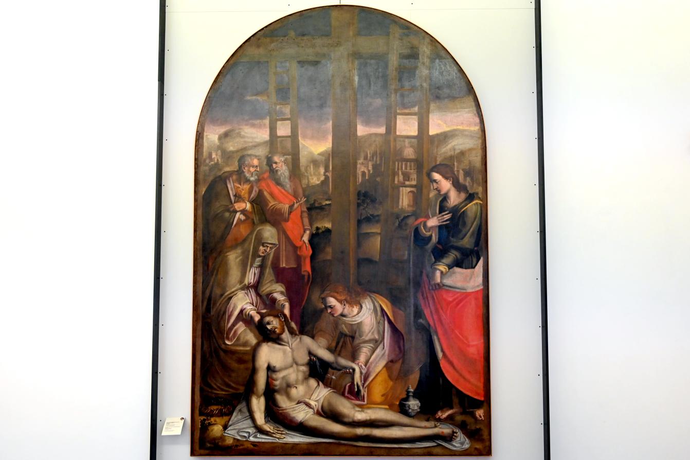 Niccolò Frangipane (1585–1597), Kreuzabnahme, Rimini, Oratorio della Crocina, jetzt Rimini, Stadtmuseum, Obergeschoss Saal 8, Undatiert