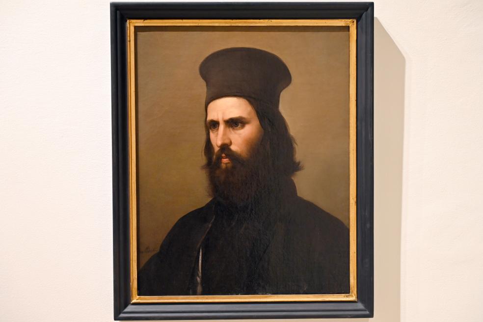 Francesco Podesti (1820–1863), Porträt eines griechisch-orthodoxen Priesters, Ancona, Pinacoteca civica Francesco Podesti, Saal 2, um 1844