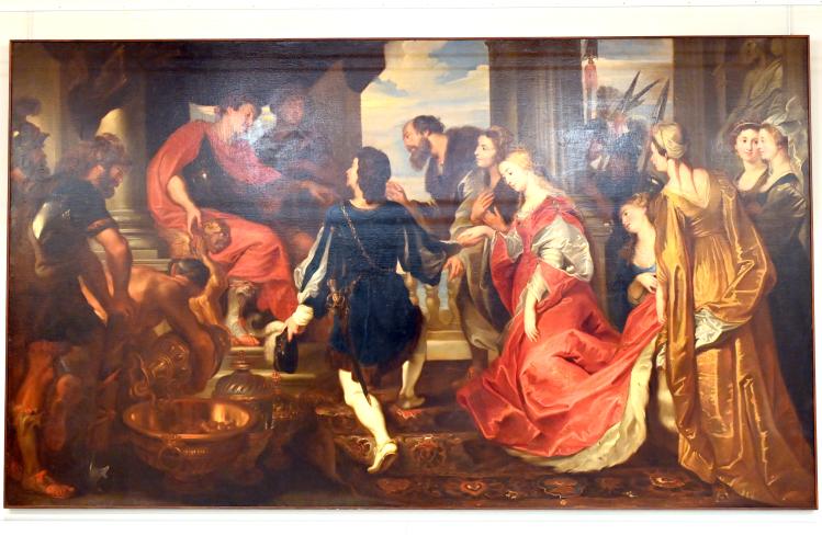 Peter Paul Rubens (Kopie) (1613–1640), Die Großmut des Scipio, Ancona, Pinacoteca civica Francesco Podesti, Saal 3, Ende 18. Jhd.