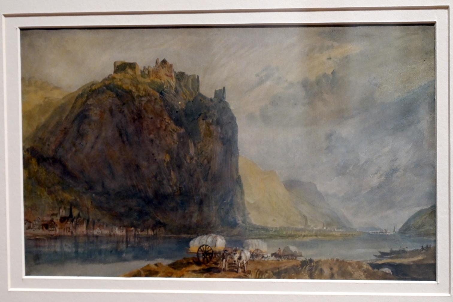 William Turner (Joseph Mallord William Turner) (1801–1845), Hammerstein unter Andernach, Ancona, Pinacoteca civica Francesco Podesti, Obergeschoss Saal 6, 1817