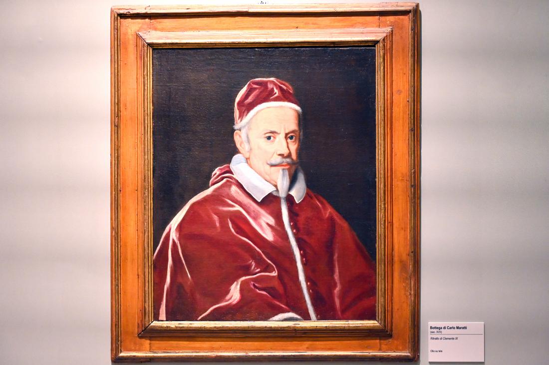Carlo Maratta (Nachahmer) (Undatiert), Porträt von Papst Alexander VII., Ancona, Pinacoteca civica Francesco Podesti, Obergeschoss Saal 9, Undatiert