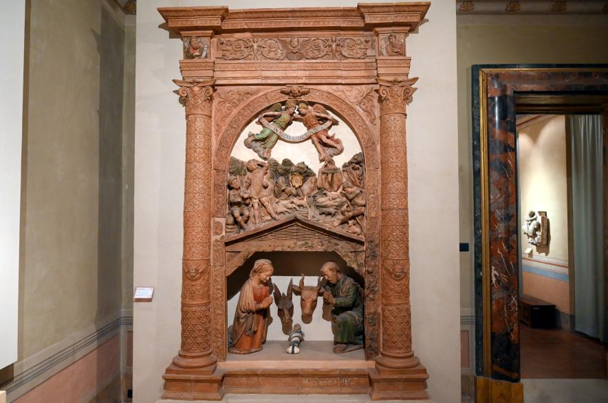 Pietro Paolo Agabiti (1516–1528), Krippe, Jesi, Städtische Kunstgalerie, Saal 2, 1518
