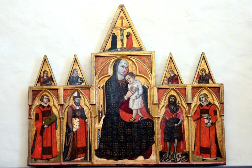 Guido Palmerucci (Guiduccio Palmerucci) (1325–1330), Polyptychon, Gubbio, Pinacoteca Comunale im Palazzo dei Consoli, Obergeschoss Saal 1, 1327–1333, Bild 1/2