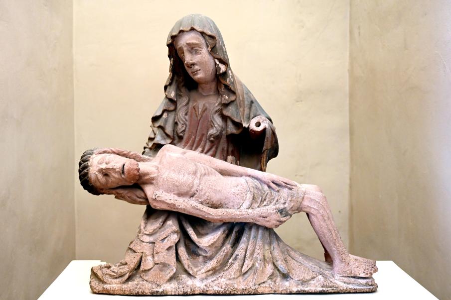 Pietà, Gubbio, Pinacoteca Comunale im Palazzo dei Consoli, Obergeschoss Saal 3, 15. Jhd., Bild 1/2