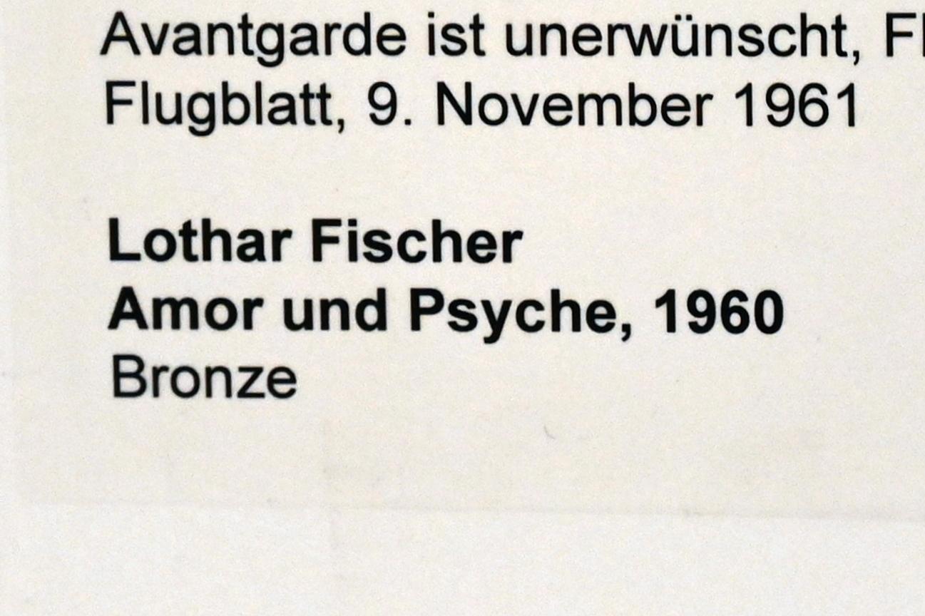 Lothar Fischer (1959–2004), Amor und Psyche, Neumarkt in der Oberpfalz, Museum Lothar Fischer, Obergeschoß Raum 3, 1960, Bild 2/2