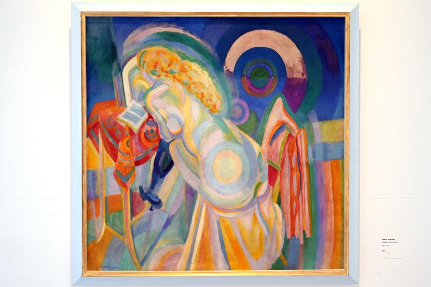 Robert Delaunay (1906–1938), Das Leselicht, Paris, Musée d’art moderne de la Ville de Paris, Saal 1, 1915, Bild 1/2