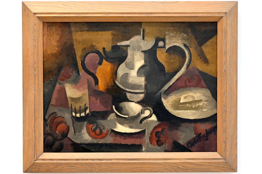 Roger de La Fresnaye (1910–1912), Stillleben mit drei Henkeln, Paris, Musée d’art moderne de la Ville de Paris, Saal 5, 1912