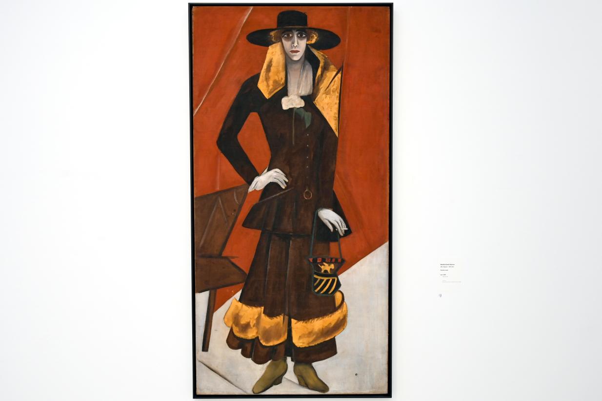 Natalija Sergejewna Gontscharowa (1908–1954), Russische Frau, Paris, Musée d’art moderne de la Ville de Paris, Saal 6, um 1909, Bild 1/2