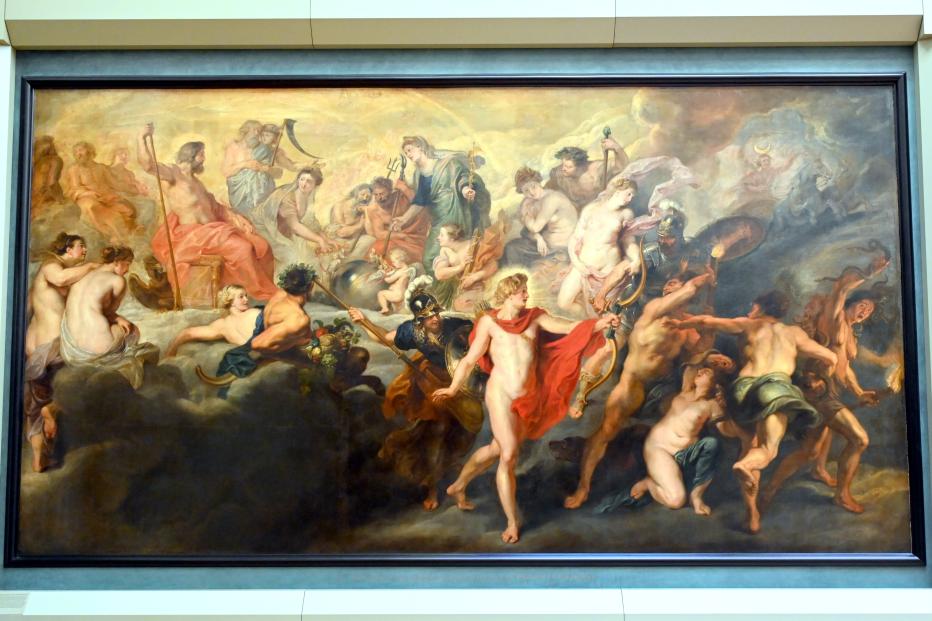 Peter Paul Rubens (1598–1650), Das Konzert (oder Konzil) der Götter für die gegenseitigen Ehen von Frankreich und Spanien, Paris, Musée du Louvre, Saal 801, 1. Viertel 17. Jhd.