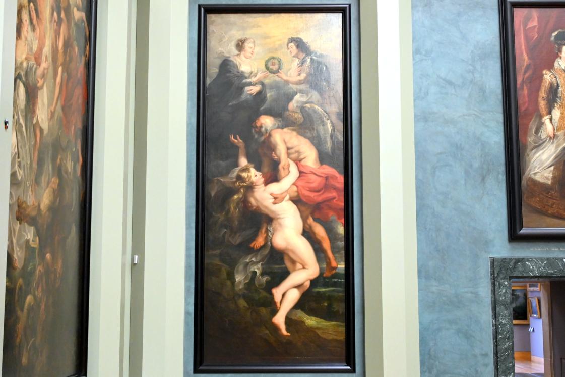 Peter Paul Rubens (1598–1650), Der Triumph der Wahrheit (Die vollkommene und aufrichtige Vereinigung der Königinmutter und ihres Sohnes), Paris, Musée du Louvre, Saal 801, 1. Viertel 17. Jhd.