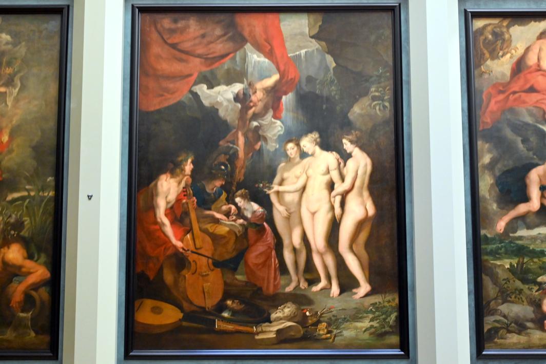Peter Paul Rubens (1598–1640), Die Unterweisung der Königin, Paris, Musée du Louvre, Saal 801, 1. Viertel 17. Jhd., Bild 1/2