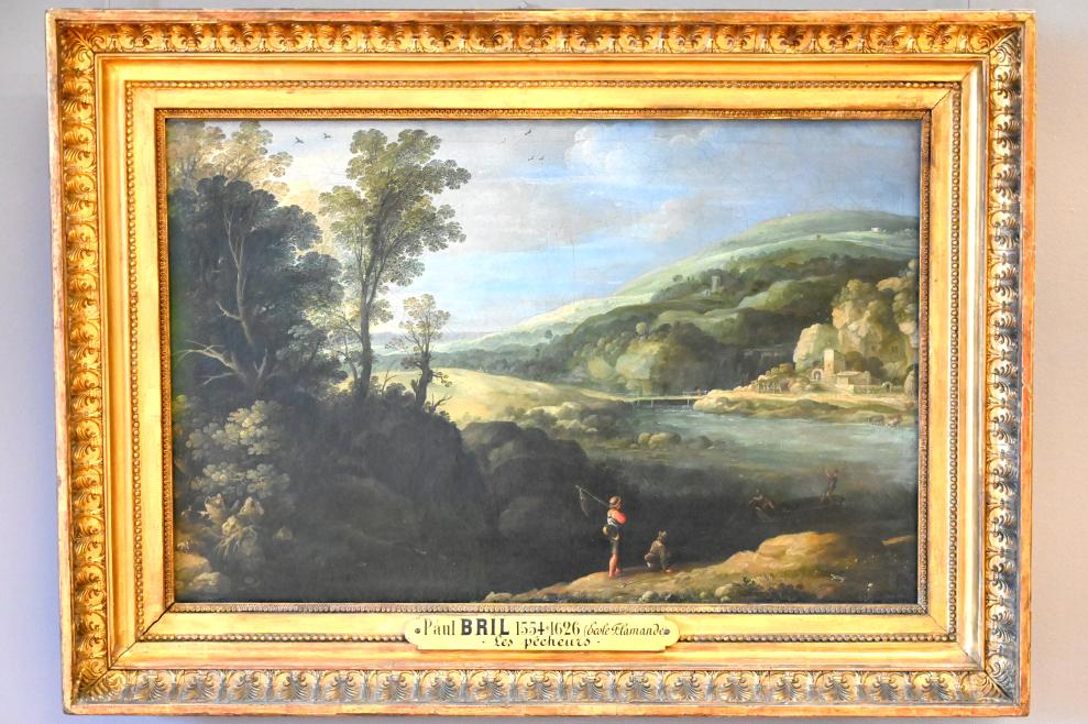 Paul Bril (1592–1624), Landschaft mit Fischern, Paris, Musée du Louvre, Saal 802, 1624, Bild 1/2