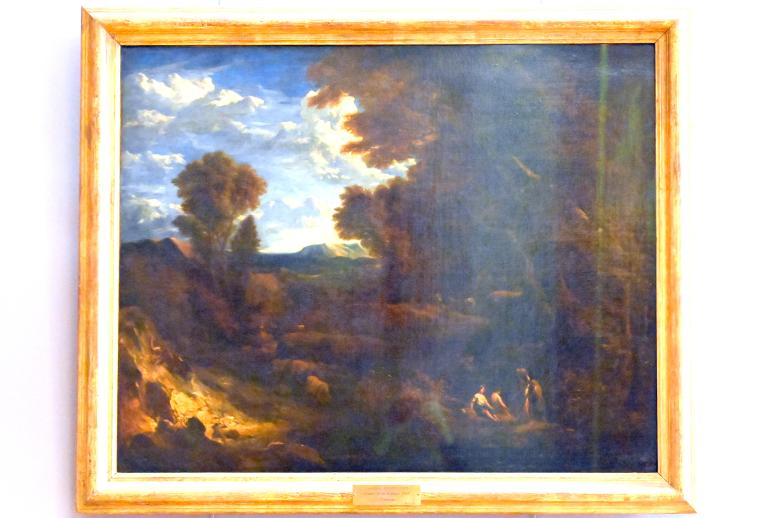 Cornelis Huysmans (1695–1700), Rinderherde in einer Hügellandschaft, Paris, Musée du Louvre, Saal 802, um 1690–1700, Bild 1/2