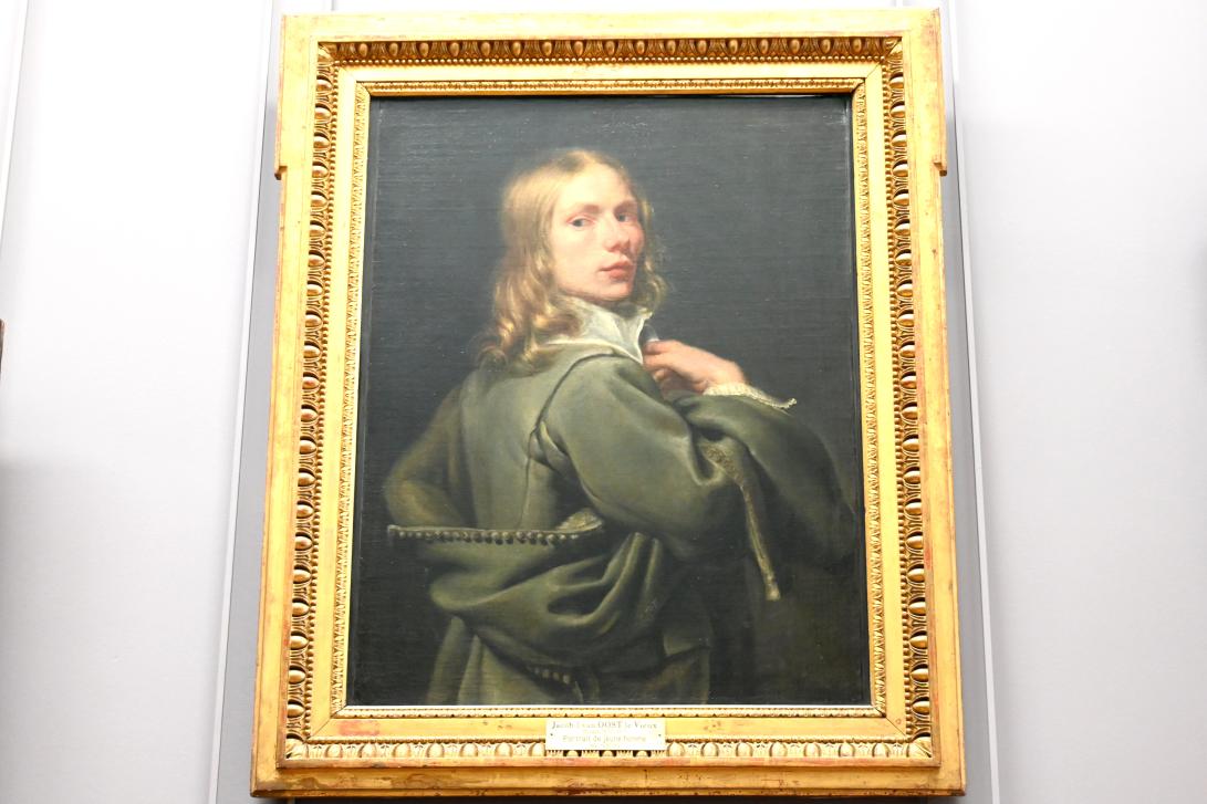 Jakob van Oost der Ältere (1645–1673), Porträt eines jungen Mannes, Paris, Musée du Louvre, Saal 802, um 1640–1650, Bild 1/2