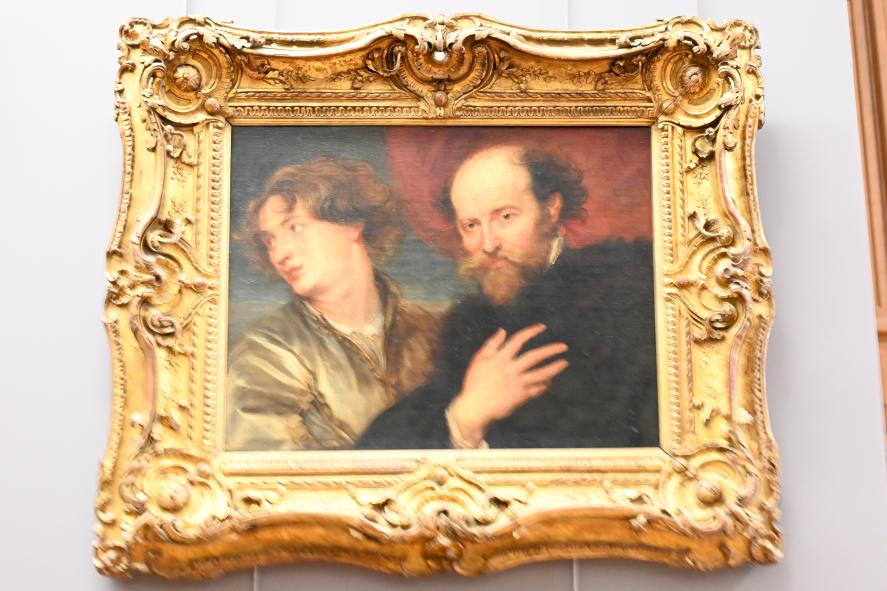 Porträt der Maler Anthonis van Dyck (1599 - 1641) und Peter Paul Rubens (1577 - 1640), Paris, Musée du Louvre, Saal 802, 17. Jhd., Bild 1/2