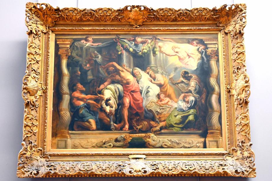 Peter Paul Rubens (Nachahmer) (1619–1627), Triumph der Eucharistie über das Heidentum, Paris, Musée du Louvre, Saal 802, 1627–1628