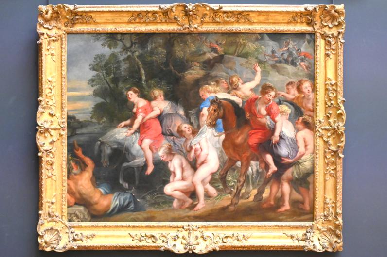 Peter Paul Rubens (1598–1650), Cloelia überquert den Tiber, Paris, Musée du Louvre, Saal 855, um 1635