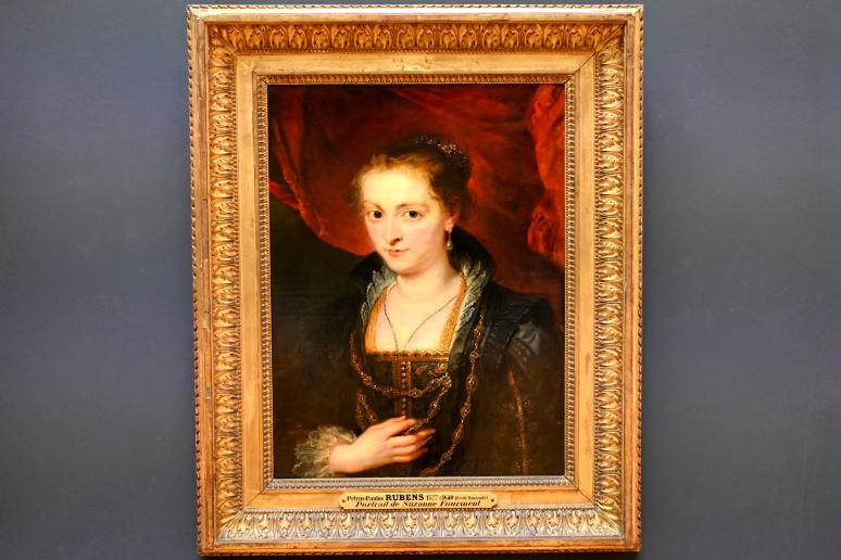 Peter Paul Rubens (1598–1650), Porträt einer Frau (früher genannt Porträt von Susanna Fourment, Schwester von Helena Fourment), Paris, Musée du Louvre, Saal 855, um 1620–1625