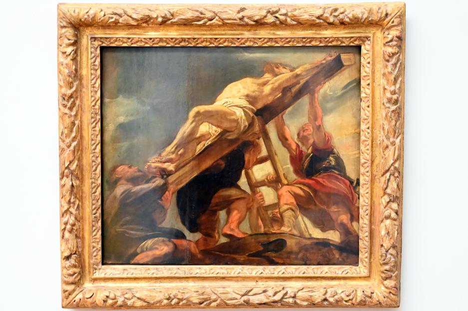 Peter Paul Rubens (1598–1640), Kreuzaufrichtung, Paris, Musée du Louvre, Saal 856, um 1620, Bild 1/2