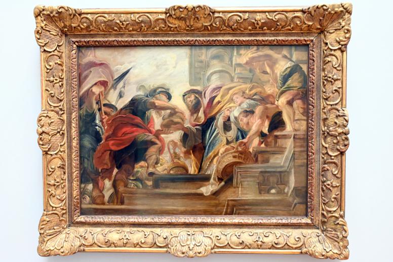 Peter Paul Rubens (1598–1650), Abraham und Melchisedek, Paris, Musée du Louvre, Saal 856, 1620–1621