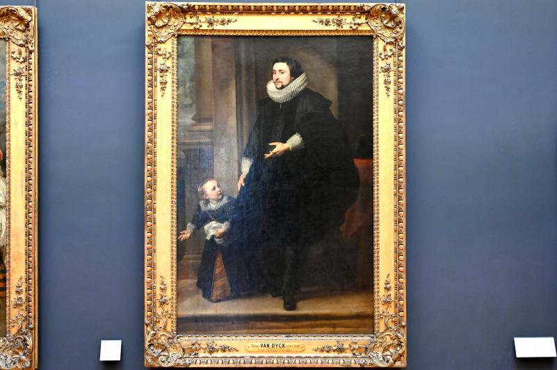 Anthonis (Anton) van Dyck (1614–1641), Porträt von Vater und Sohn, Paris, Musée du Louvre, Saal 853, um 1630–1632, Bild 1/2