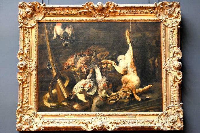 Jan Fyt (1647–1655), Stillleben mit Wild, Paris, Musée du Louvre, Saal 853, um 1650–1660, Bild 1/2